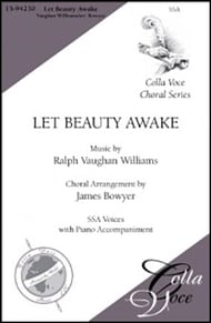 Let Beauty Awake SSA choral sheet music cover Thumbnail